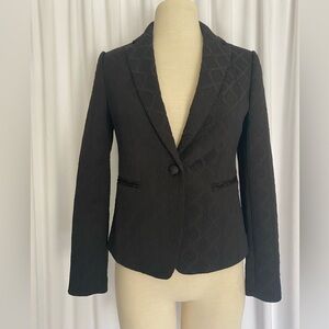 Ann Taylor Textured Black Blazer